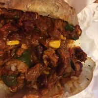 small potato w chili  at The Baked Potato Shop in Edinburgh