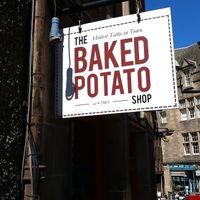 here you are at The Baked Potato Shop in Edinburgh