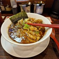 Vegan Garlic Ramen at Kyushu Jangara Ramen - Akasaka in Tokyo
