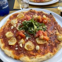 Pizza vegana at L'Arancio in Pisa