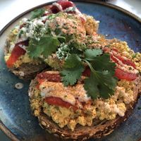 No-egg-salad toast  at Plant B in Antwerpen