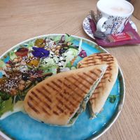 Vegan sandwich at Plant B in Antwerpen