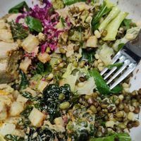 Veg Bowl with falafal at YayaRaw in Izmir