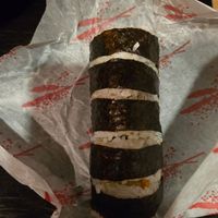Takeout sushi roll at Wa Cafe in Galway