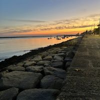 The river - this view was a 20 second walk from the cafe   at DaTerra - Foz do Douro in Porto