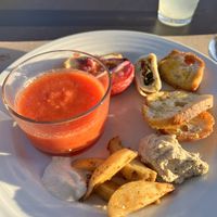 A selection of the starters. The mains I had on another plate I forgot to photograph. You can load the plate up, I only didn’t as I don’t like different foods touching.  at DaTerra - Foz do Douro in Porto