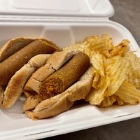Hot dog  #Veganuary at Herbivores in Kailua Kona