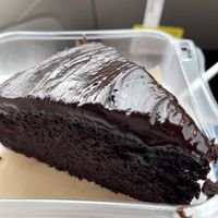 Delicious chocolate cake!  at Herbivores in Kailua Kona