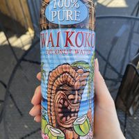 Coconut water  at Herbivores in Kailua Kona