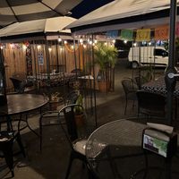 Outdoor seating   at Herbivores in Kailua Kona