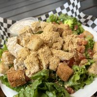 Chicken Caesar salad  at Herbivores in Kailua Kona