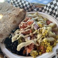 Tofu Racheros  at Herbivores in Kailua Kona