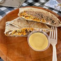 Crunch wrap!  at Herbivores in Kailua Kona