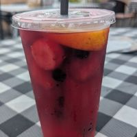 Uncle's refresher tea at Herbivores in Kailua Kona