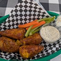 Mango habanero wings at Herbivores in Kailua Kona