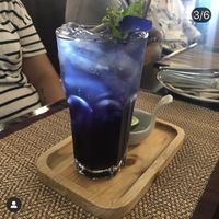 Butterfly pea at Goodsouls Kitchen in Chiang Mai