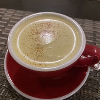 tumeric tea  at Goodsouls Kitchen in Chiang Mai