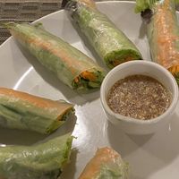 veg rolls (may contain traces of avocado)  at Goodsouls Kitchen in Chiang Mai