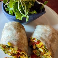 Tofu Scramble Wrap at Goodsouls Kitchen in Chiang Mai