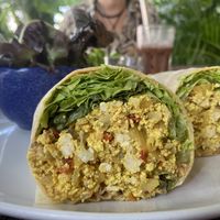 Scrambled Tofu wrap   at Goodsouls Kitchen in Chiang Mai