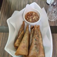 Fried spring rolls at Goodsouls Kitchen in Chiang Mai