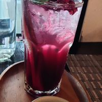 Hibiscus soda at Goodsouls Kitchen in Chiang Mai