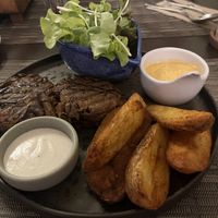 Steaks and chips  #Veganuary at Goodsouls Kitchen in Chiang Mai