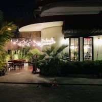 main entry at evening  at Goodsouls Kitchen in Chiang Mai