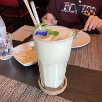 Banana coconut lassi   at Goodsouls Kitchen in Chiang Mai