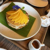 Mango pancakes  at Goodsouls Kitchen in Chiang Mai
