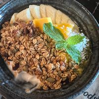Coconut yougurt bowl  at Goodsouls Kitchen in Chiang Mai