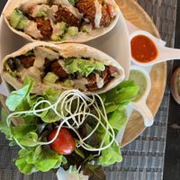 Falafel wrap at Goodsouls Kitchen in Chiang Mai