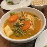 Sour curry (my least favorite Thai meal)  at Goodsouls Kitchen in Chiang Mai