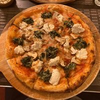 Spinach, Mushroom, and Ricotta Pizza  at Goodsouls Kitchen in Chiang Mai