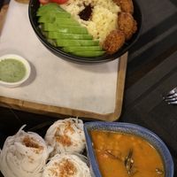 Falafel & Red Curry   at Goodsouls Kitchen in Chiang Mai