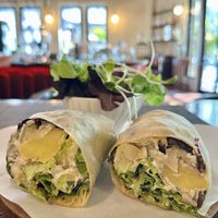 Potato & mushroom wrap (170 THB)  at Goodsouls Kitchen in Chiang Mai