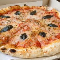 Margherita pizza, takeaway (200 THB)  at Goodsouls Kitchen in Chiang Mai