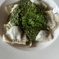 Spinach raviolii  at Goodsouls Kitchen in Chiang Mai