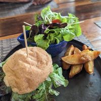 Vegan Burger at Goodsouls Kitchen in Chiang Mai
