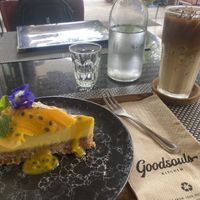 Mango passionfruit cake  at Goodsouls Kitchen in Chiang Mai