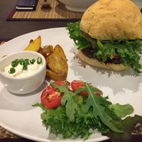 Mushroom Burger at Goodsouls Kitchen in Chiang Mai