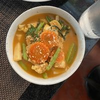 Thai sour curry. Super delicious !!  at Goodsouls Kitchen in Chiang Mai