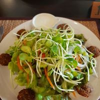 falafel salad at Goodsouls Kitchen in Chiang Mai