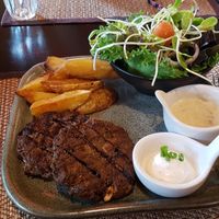 Mushroom steaks at Goodsouls Kitchen in Chiang Mai