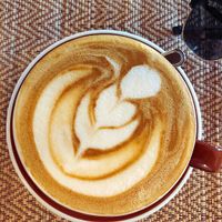 Almond latte coffee here very nice  at Goodsouls Kitchen in Chiang Mai