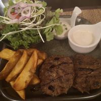 Mushroom steak at Goodsouls Kitchen in Chiang Mai