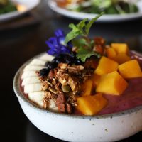 berry smoothie bowl at Goodsouls Kitchen in Chiang Mai