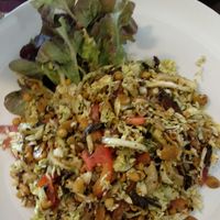 Burmese tea leaf salad -amazing taste!!! must try! at Goodsouls Kitchen in Chiang Mai