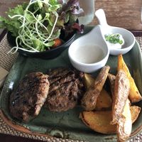 Mushroom steak  at Goodsouls Kitchen in Chiang Mai