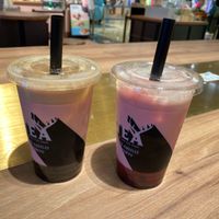 Hojicha Almond Milk Tea at Alfred Tea Room - Shinjuku in Tokyo